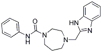 4-(1H-BENZIMIDAZOL-2-YLMETHYL)-N-PHENYL-1,4-DIAZEPANE-1-CARBOXAMIDE 结构式