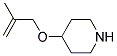 4-[(2-METHYL-2-PROPENYL)OXY]PIPERIDINEHYDROCHLORIDE 结构式