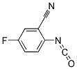 5-FLUORO-2-ISOCYANATOBENZONITRILE 结构式