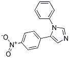 5-(P-NITROPHENYL)-1-PHENYLIMIDAZOLE 结构式