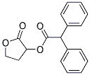 2-OXOTETRAHYDROFURAN-3-YL DIPHENYLACETATE 结构式