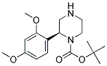 (S)-2-(2,4-DIMETHOXY-PHENYL)-PIPERAZINE-1-CARBOXYLIC ACID TERT-BUTYL ESTER 结构式