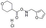 4-[(FURAN-2-YLMETHYL)-AMINO]-TETRAHYDRO-PYRAN-4-CARBOXYLIC ACID HYDROCHLORIDE 结构式