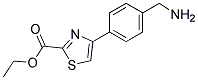 4-(4-AMINOMETHYL-PHENYL)-THIAZOLE-2-CARBOXYLIC ACID ETHYL ESTER 结构式