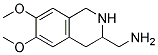 6,7-DIMETHOXY-1,2,3,4-TETRAHYDRO-3-ISOQUINOLINEMETHANAMINE 结构式