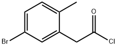 (5-BROMO-2-METHYL-PHENYL)-ACETYL CHLORIDE 结构式