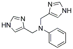 Bis-(1H-imidazol-4-ylmethyl)-phenyl-amine 结构式