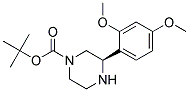 (R)-3-(2,4-DIMETHOXY-PHENYL)-PIPERAZINE-1-CARBOXYLIC ACID TERT-BUTYL ESTER 结构式