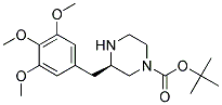 (R)-3-(3,4,5-TRIMETHOXY-BENZYL)-PIPERAZINE-1-CARBOXYLIC ACID TERT-BUTYL ESTER 结构式