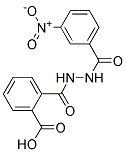 2-[N'-(3-NITRO-BENZOYL)-HYDRAZINOCARBONYL]-BENZOIC ACID 结构式