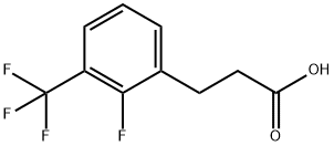3-[2-氟-3-(三氟甲基)苯基]丙酸 结构式