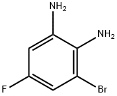 3-溴-5-氟-1,2-苯二胺 结构式