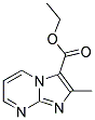 ETHYL 2-METHYL-IMIDAZO[1,2-A]PYRIMIDINE 3-CARBOXYLATE 结构式