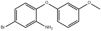 5-BROMO-2-(3-METHOXYPHENOXY)ANILINE 结构式