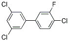 3'-FLUORO-3,4',5-TRICHLOROBIPHENYL 结构式