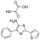 4-PHENYL-2-(THIOPHEN-2YL)THIAZOL-5-AMINE OXALATE 结构式