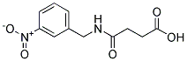 4-[(3-NITROBENZYL)AMINO]-4-OXOBUTANOIC ACID 结构式