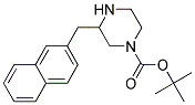 3-NAPHTHALEN-2-YLMETHYL-PIPERAZINE-1-CARBOXYLIC ACID TERT-BUTYL ESTER 结构式