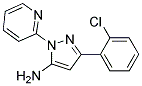 5-AMINO-1-(2-PYRIDYL)-3-(2-CHLOROPHENYL)-1H-PYRAZOLE 结构式