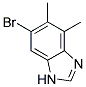 6-BROMO-4,5-DIMETHYL-1H-BENZIMIDAZOLE 结构式