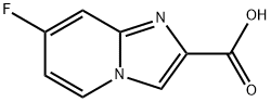 7-氟咪唑并[1,2-A]吡啶-2-羧酸 结构式