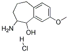 6-AMINO-3-METHOXY-6,7,8,9-TETRAHYDRO-5H-BENZOCYCLOHEPTEN-5-OL HYDROCHLORIDE 结构式