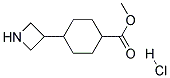 METHYL 4-(AZETIDIN-3-YL)CYCLOHEXANECARBOXYLATE HYDROCHLORIDE 结构式