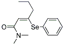 (Z)-3-PHENYLSELENYL-HEX-2-ENOIC ACID DIMETHYLAMIDE 结构式