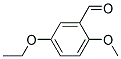 5-ETHOXY-2-METHOXYBENZALDEHYDE 结构式