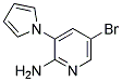 5-Bromo-3-pyrrol-1-yl-pyridin-2-ylamine 结构式