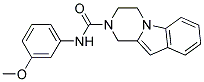 N-(3-METHOXYPHENYL)-3,4-DIHYDROPYRAZINO[1,2-A]INDOLE-2(1H)-CARBOXAMIDE 结构式