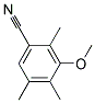 3-METHOXY-2,4,5-TRIMETHYL-BENZONITRILE 结构式