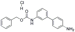 (4'-AMINO-BIPHENYL-3-YL)-CARBAMIC ACID BENZYL ESTER HYDROCHLORIDE 结构式