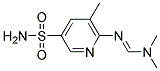 6-(DIMETHYLAMINO-METHYLENEAMINO)-5-METHYL-PYRIDINE-3-SULFONIC ACID AMIDE 结构式