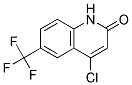 4-CHLORO-6-TRIFLUOROMETHYL-1H-QUINOLIN-2-ONE 结构式