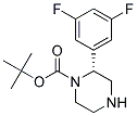 (R)-2-(3,5-DIFLUORO-PHENYL)-PIPERAZINE-1-CARBOXYLIC ACID TERT-BUTYL ESTER 结构式