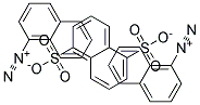 ALPHA-NAPHTHYL DIAZONIUM NAPHTHALENE- 1,5-DISULFONATE 结构式