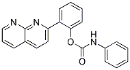 PHENYLCARBAMIC ACID, 2-(1,8-NAPHTHYRIDINE-2-YL)PHENYL ESTER 结构式