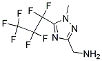 (5-HEPTAFLUOROPROPYL-1-METHYL-1H-[1,2,4]TRIAZOL-3-YL)-METHYL-AMINE 结构式