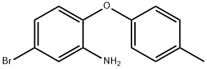 5-BROMO-2-(4-METHYLPHENOXY)ANILINE 结构式