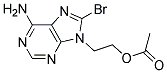 ACETIC ACID 2-(6-AMINO-8-BROMO-PURIN-9-YL)-ETHYL ESTER 结构式