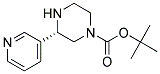 (S)-3-PYRIDIN-3-YL-PIPERAZINE-1-CARBOXYLIC ACID TERT-BUTYL ESTER 结构式