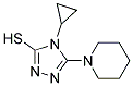 4-CYCLOPROPYL-5-PIPERIDIN-1-YL-4H-1,2,4-TRIAZOLE-3-THIOL 结构式