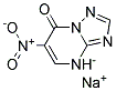 6-Nitro[1,2,4]triazolo[1,5-a]pyrimidine-7(4H)-one sodium salt 结构式