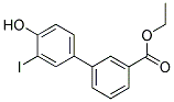 4'-HYDROXY-3'-IODO-BIPHENYL-3-CARBOXYLIC ACID ETHYL ESTER 结构式