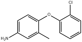 4-(2-CHLOROPHENOXY)-3-METHYLANILINE 结构式