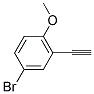 3-BROMO-1-ETHYNYL-6-METHOXY-BENZENE 结构式