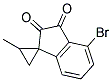 4-Bromo-1,1-(propylenedioxo)-indane 结构式