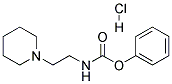 苯基(2-(哌啶-1-基)乙基)氨基甲酸酯盐酸盐 结构式