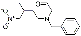 [BENZYL-(3-METHYL-4-NITRO-BUTYL)-AMINO]-ACETALDEHYDE 结构式